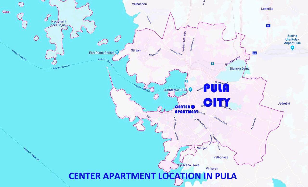 Center Studio Apartment بولا المظهر الخارجي الصورة